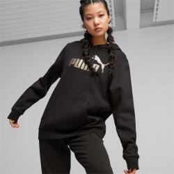 Puma ESS+ Metallic Logo Hoodie FL SİYAH Kadın Sweatshirt - 3