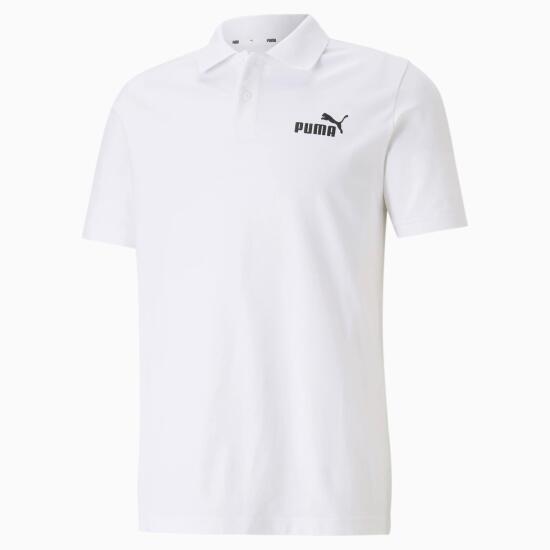 Puma ESS Pique Polo Puma White BEYAZ Erkek Polo Tshirt 586674-02 - 4