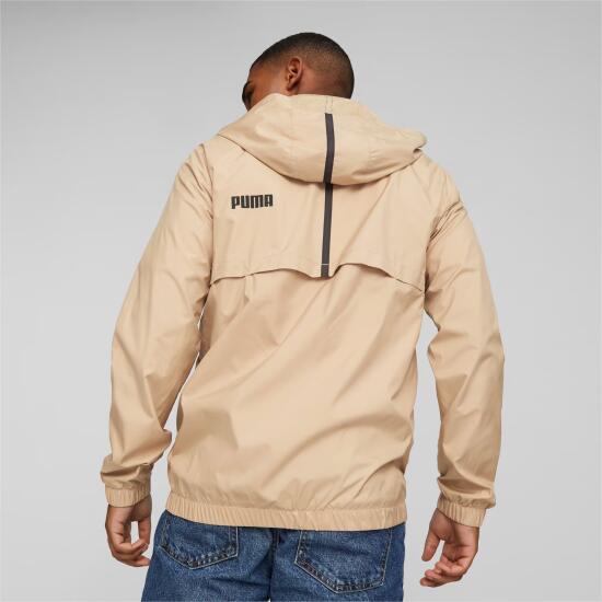 Puma ESS Solid Windbreaker BEJ Erkek Eşofman Üstü - 3