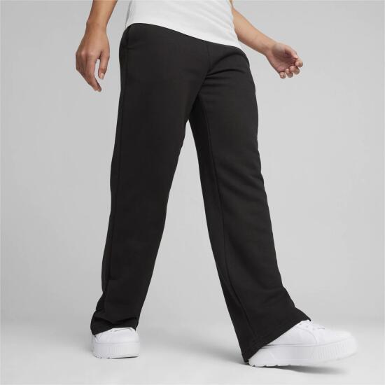 Puma ESS+ Straight Leg Pants TR SİYAH Kadın Eşofman Altı - 1