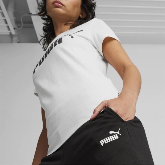 Puma ESS+ Straight Leg Pants TR SİYAH Kadın Eşofman Altı - 5