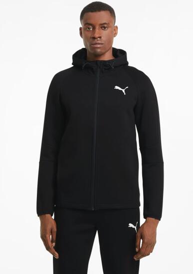 Puma EVOSTRIPE Core FZ Hoodie SİYAH Erkek Eşofman Üstü - 3