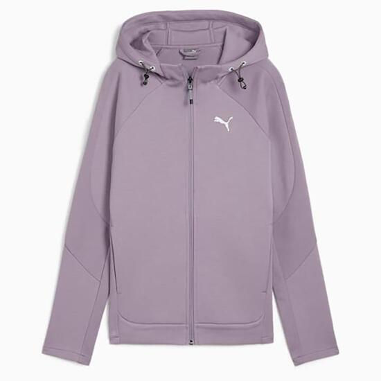 Puma EVOSTRIPE Full-Zip Hoodie Mor Kadın Sweatshirt - 6