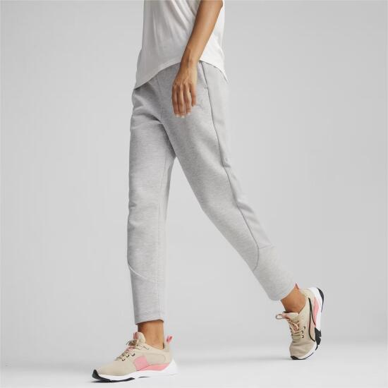 Puma EVOSTRIPE High-Waist Pants Gri Kadın Eşofman Altı - 1