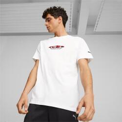 Puma Ferrari Race Graphic Tee 1 BEYAZ Erkek Tshirt - 1