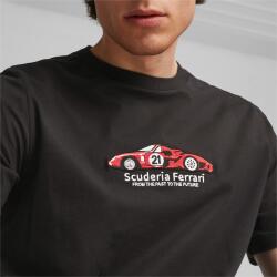 Puma Ferrari Race Graphic Tee 1 SİYAH Erkek Tshirt - 2