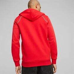 Puma Ferrari Race HDD Sweat Jacket KIRMIZI Erkek Eşofman Üstü - 4