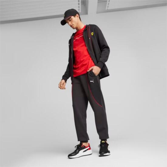 Puma Ferrari Race HDD Sweat Jacket SİYAH Erkek Eşofman Üstü - 2