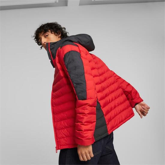 Puma Ferrari Race MT7 Ecolite Padded Jacket Kırmızı Erkek Mont - 3