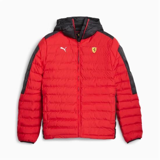 Puma Ferrari Race MT7 Ecolite Padded Jacket Kırmızı Erkek Mont - 5