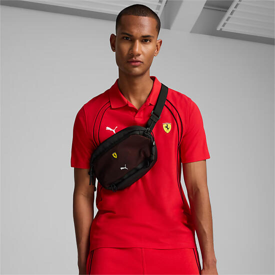 Puma Ferrari Race Waist Bag SİYAH Erkek Bel Çantası - 1