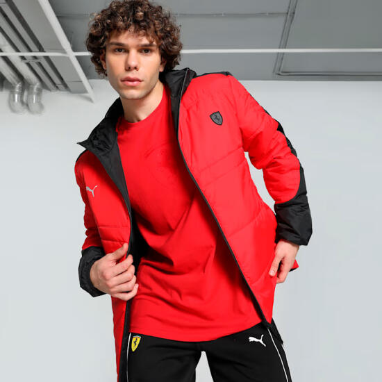 Puma Ferrari Style Pdd Jkt SİYAH Erkek Mont - 6