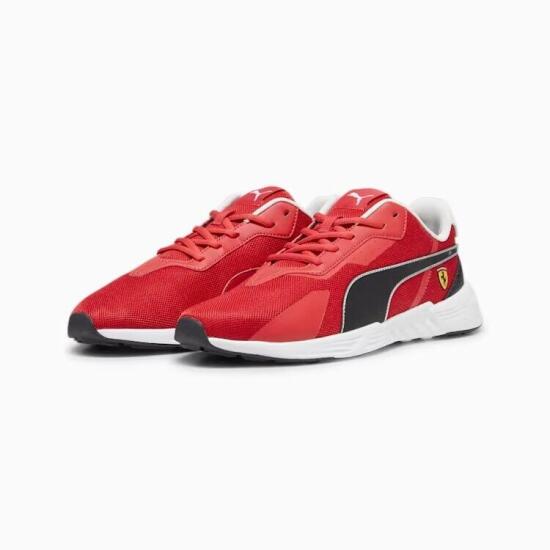 Puma Ferrari Tiburion Rosso Corsa Kırmızı Erkek Günlük Ayakkabı - 5