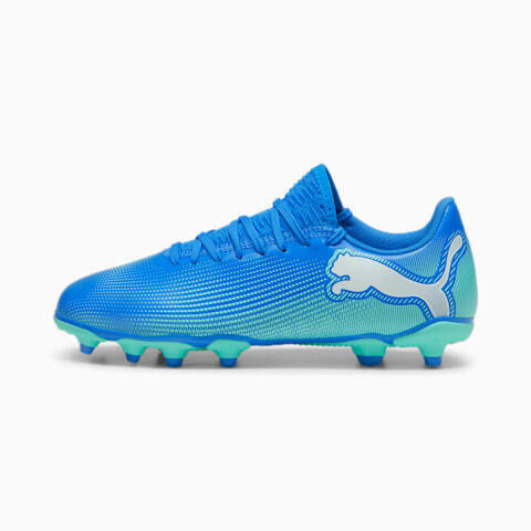 Puma FUTURE 7 PLAY FG/AG Jr Mavi Çocuk Krampon - 2