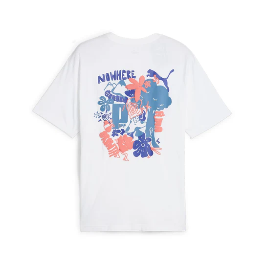 Puma GRAPHICS Growth Relaxed Tee BEYAZ Erkek Tshirt - 2