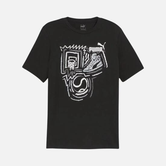 Puma GRAPHICS Year of Sports Tee SİYAH Erkek Tshirt - 1