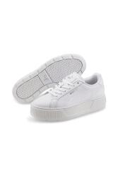 Puma Karmen L Puma White-Puma White-Puma Silv Beyaz-Beyaz Kadın Spor Ayakkabı - 2