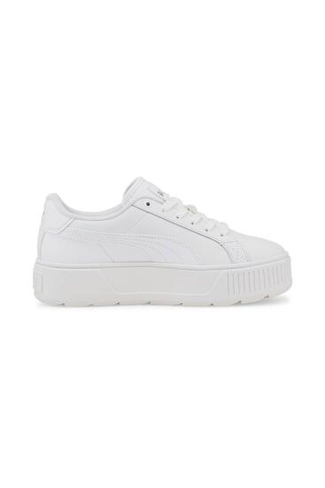 Puma Karmen L Puma White-Puma White-Puma Silv Beyaz-Beyaz Kadın Spor Ayakkabı - 3