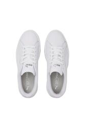 Puma Karmen L Puma White-Puma White-Puma Silv Beyaz-Beyaz Kadın Spor Ayakkabı - 4