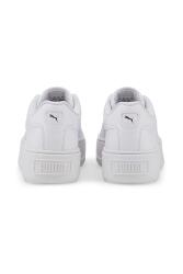 Puma Karmen L Puma White-Puma White-Puma Silv Beyaz-Beyaz Kadın Spor Ayakkabı - 5