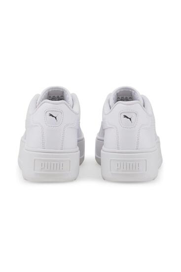 Puma Karmen L Puma White-Puma White-Puma Silv Beyaz-Beyaz Kadın Spor Ayakkabı - 5