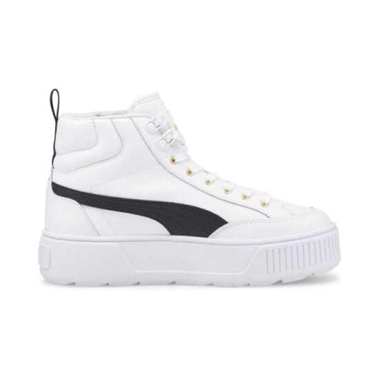 Puma Karmen Mid Puma White-Puma Black BEYAZ Kadın Günlük Ayakkabı - 1