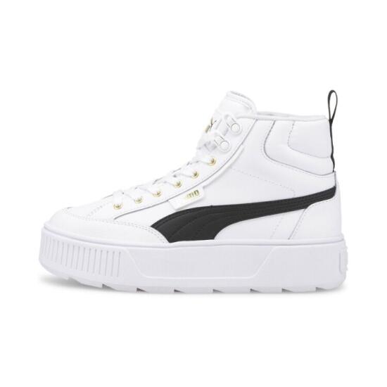 Puma Karmen Mid Puma White-Puma Black BEYAZ Kadın Günlük Ayakkabı - 2