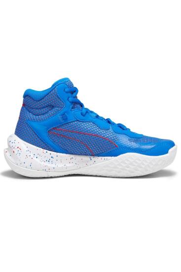 Puma Playmaker Pro Mid Dylan JR Mavi Çocuk Basketbol Ayakkabısı - 1