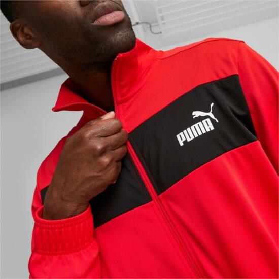 Puma Poly Suit cl For All Time KIRMIZI Erkek Eşofman Takımı - 3