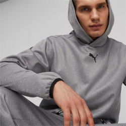 Puma Puma Fit Taped PWRFLEECE Hoodie Gri Erkek Eşofman Üstü - 3