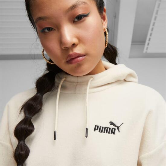 Puma PUMA POWER Colorblock High-Neck Hoodie Bej Kadın Eşofman Üstü - 2