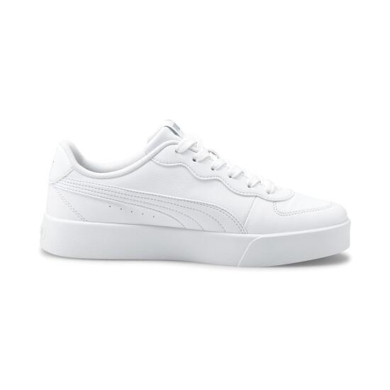 Puma Puma Skye Clean Puma White-Puma White-Pu Beyaz-Gümüş Kadın Günlük Ayakkabı - 1