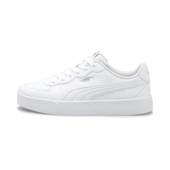 Puma Puma Skye Clean Puma White-Puma White-Pu Beyaz-Gümüş Kadın Günlük Ayakkabı - 2