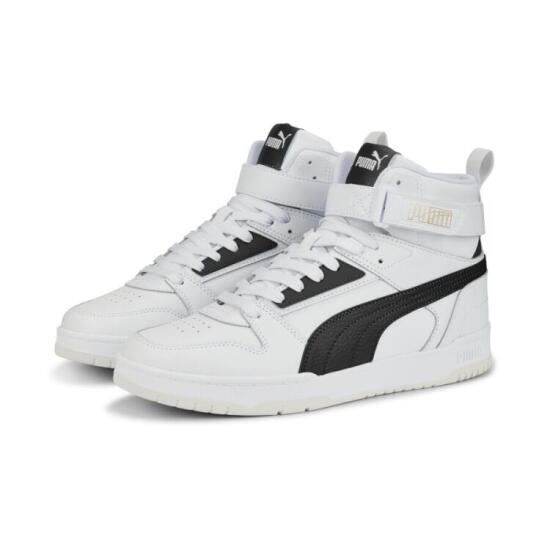 Puma RBD Game Puma White-Puma Black-Puma Team BEYAZ Erkek Günlük Ayakkabı - 5