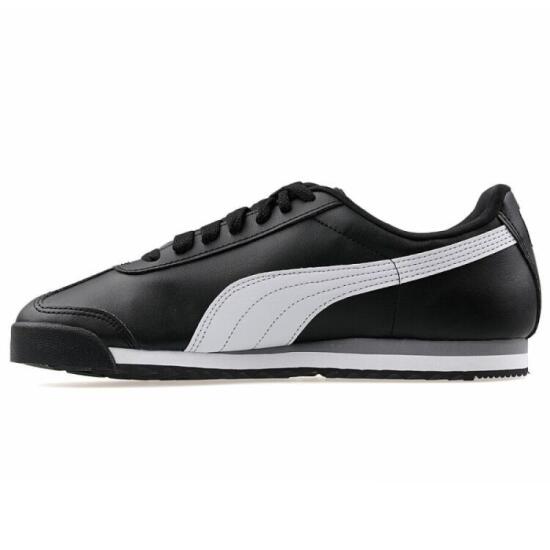 Puma Roma Basic black-white-puma silver SİYAH Erkek Günlük Ayakkabı 353572-11 - 2