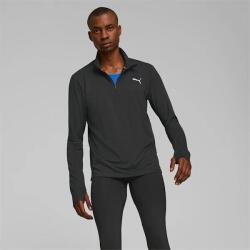 Puma RUN FAVORITE 1/4 ZIP M SİYAH Erkek Eşofman Üstü - 1