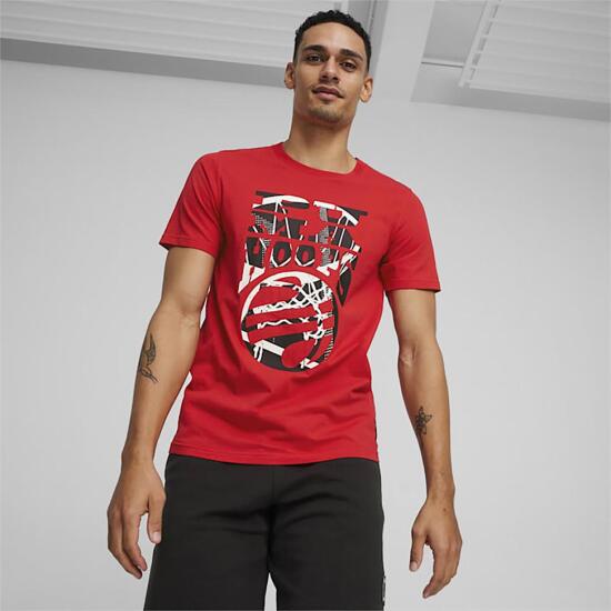 Puma The Hooper Tee 1 KIRMIZI Erkek Tshirt - 1