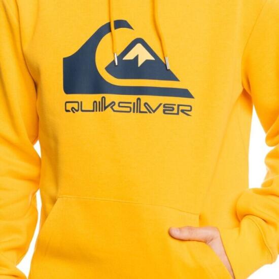 Quiksilver BIG LOGO HOOD SARI Erkek Sweatshirt - 4