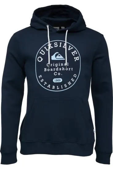 Quiksilver CIRCLE TRIM HOOD LACİVERT Erkek Sweatshirt - 1