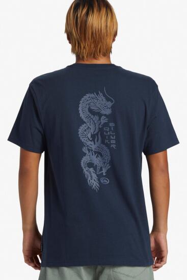 Quiksilver DRAGON FIST MOE LACİVERT Erkek Tshirt - 3