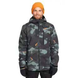 Quiksilver Mission Printed Jk Haki Erkek Mont - 1