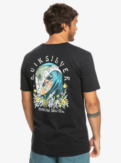 Quiksilver ORIGINALBARREL M TEES SİYAH Erkek Tshirt - 4