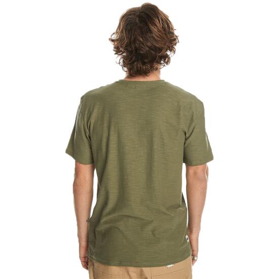 Quiksilver SLUB ROUNDNECK Haki Erkek Tshirt - 4