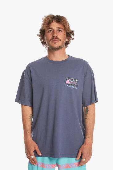 Quiksilver SPIN CYCLE SS Mavi Erkek Tshirt - 1