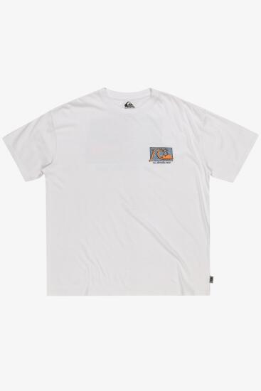 Quiksilver TAKE US BACK BUBBLE SS BEYAZ Erkek Tshirt - 1