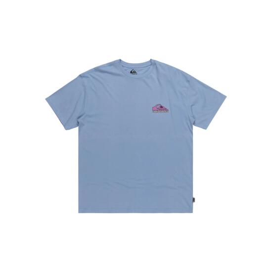 Quiksilver TAKE US BACK LOGO SS Mavi Erkek Tshirt - 1