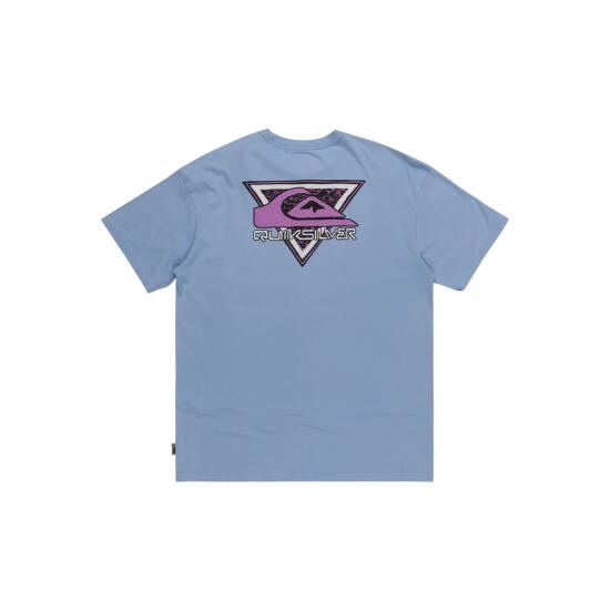 Quiksilver TAKE US BACK LOGO SS Mavi Erkek Tshirt - 2