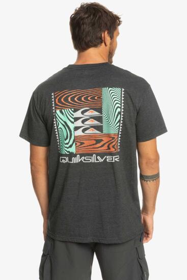 Quiksilver WARPED PATTERNS M TEES Antrasit Erkek Tshirt - 4