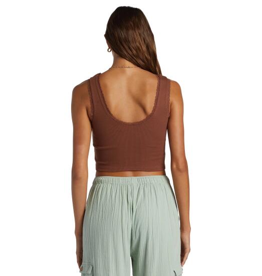 Roxy ROXY VINTAGE LACE TANK Bordo Kadın Atlet - 2