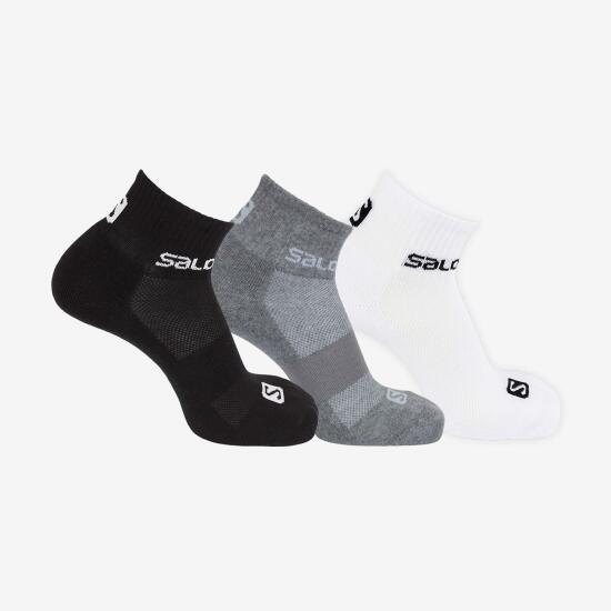 Salomon QUARTER 3 PACK BEYAZ Unisex Çorap - 1